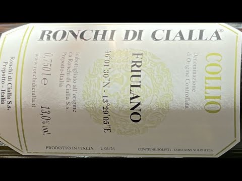 Friulano 2021 - Ronchi Di Cialla